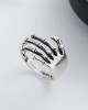 6 pcs Adjustable Open Cuff Party Finger Rings Resizable Jewelry Gifts