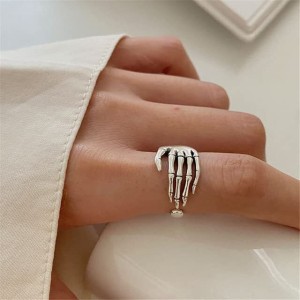 6 pcs Adjustable Open Cuff Party Finger Rings Resizable Jewelry Gifts