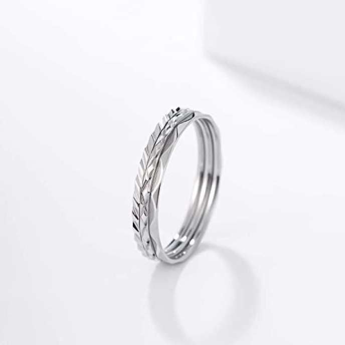 1mm 9pcs Women Men Stainless Steel Rings 1mm 9pcs Women Men Stainless Steel Rings