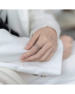 1mm 9pcs Women Men Stainless Steel Rings